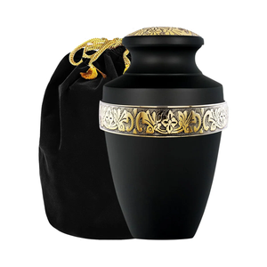 High Quality Metal Cremation Urns for Adults Fully Engraved Memorial Remains Container Funeral Supply at Low Cost - Product Image 3