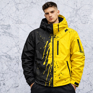 Fabricante de Ropa de Moda, Chaqueta Cortavientos Termocrómica, Reactiva al Calor y al Agua, Impermeable, para Hombre - Product Image 5