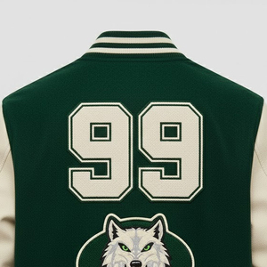 Vintage Chenille Embroidered Varsity <b>Jacket</b> Custom Logo College Letterman <b>Baseball</b> Bomber Premium Outerwear <b>for</b> <b>Men</b> - Product Image 4