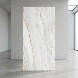 Dalles de pierre frittée en porcelaine pleine masse haute brillance Vistaar Apolo Luxury 1600x3200mm pour hall et salle à manger, résistantes aux acides - Product Image 2