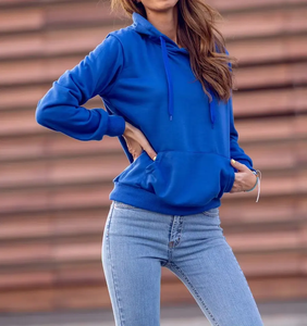 Premium Quality Women Pullover <b>Hoodies</b> 100% Cotton Material <b>Lightweight</b> Casual Wear Customised Logo Printing OEM Service - Product Image 3