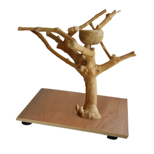 Perchoir en bois de café Javawood, fournitures écologiques pour oiseaux, PWBase JM2 - Product Image 1