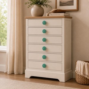 SHUBHAM Decorative Flower Cabinet <b>Knob</b> Porcelain Cabinet Handle Furniture Hardware for Kitchen <b>Drawer</b> Door - Product Image 6