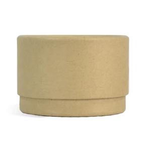 Caja Cilíndrica de Cartón Kraft Ecológica de Dos Piezas con Logotipo Personalizado, Tubo de Papel Biodegradable, Cajas Redondas con Tapas de Metal/Papel - Product Image 3