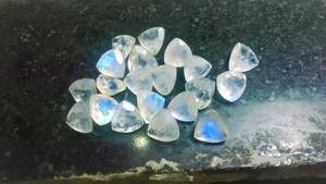 <b>Top</b> Quality Natural <b>Rainbow</b> Moonstone Trillion Faceted Cut loose gemstone Wholesale Loose Stones for Women Latest Jewellery - Product Image 4