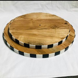 Tabla de cortar de madera y resina de diseño premium, tabla de cortar con incrustaciones de resina, tabla de quesos de madera, tabla de quesos a precio de fábrica al por mayor. - Product Image 4