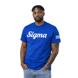 Camiseta de Chenilla con el Logo de Phi Beta Sigma 1914 para Hombre, Tela Premium, Ajuste Cómodo, Ropa Casual de Fraternidad Griega - Product Image 1