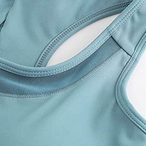 Custom Made Plus Size Simple High Support Breathable Quick Dry Lightweight Yoga Women Sports <b>Bra</b> Crisscross <b>Straps</b> Removable - Product Image 2