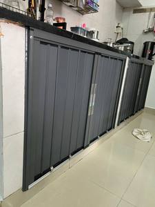 Online Technical Support Premium aluminum folding <b>doors</b> odor proof solid panels, backed by technical assistance and MOQ service - Product Image 5