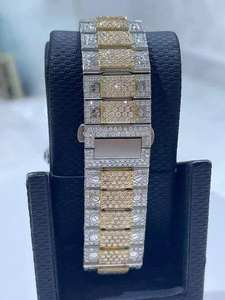 นาฬิกา BOJ CATie.R012 โทนสีโรแมนติก ประดับเพชร VVS หรูหรา ตัวเรือนกระจกและสแตนเลสสตีล ฝังเพชรโมอิสซาไนต์เต็มเรือน ระบบอัตโนมัติ ขนาด 41 มม. - Product Image 5