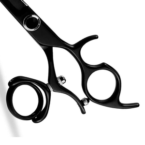 Ciseaux de coiffure professionnels de 6 pouces, ciseaux de barbier raffinés, acier inoxydable durable, poignée pivotante moderne, ciseaux de barbier de salon OEM - Product Image 4