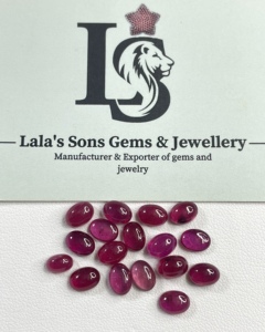 พลอยทับทิมแอฟริกันทรงกลมสีแดงอมชมพู คุณภาพระดับพาณิชย์ ผ่านกระบวนการอบความร้อนตามธรรมชาติ สำหรับทำเครื่องประดับ - Product Image 5