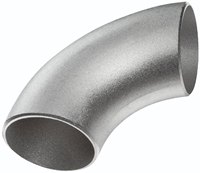 Raccord de tuyauterie SS316L Gr WCB A105 CL 300, coude en acier forgé haute pression à 45 degrés, taille 14 mm, tête de soudure lisse pour applications chimiques