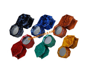 Lupa de Forma Irregular SUNTOOLS/STIPL 708E-F de 21 mm, Herramienta de Plástico para Joyería de Punjab - Product Image 1