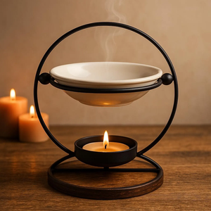 Premium Metal Eco-Friendly Electric Candle Warmer Lamp for Jar Candles Religious Use - Product Image 1