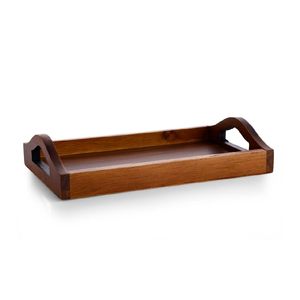 Bandeja de Madera Multiusos para Servir Comida, Té, Café, Aperitivos, Ideal para el Hogar, Cocina, Restaurante y Servicios de Catering - Product Image 1