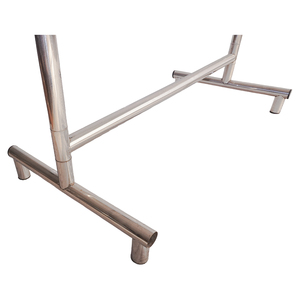 Bros Display Foldable Metal Clothing Rack Modern Portable Heavy Duty Luxury Retail Display Stand Garment Rack OEM ODM Vietnam - Product Image 4