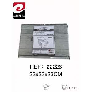 Paquete Mixto de Cajas de Almacenamiento de Tela No Tejida con Tapa 33x23x23 cm, Cajas para Papel y Material Multimedia - Product Image 3