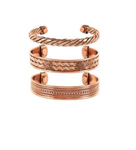 Bracelet artisanal en cuivre fait main, artisanat métallique ethnique, fournisseur exportateur d'Asie, Inde - Product Image 1