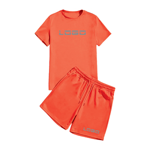 Unique Design Oem Softshell Activewear Men Sports Short Sleeve <b>T</b>-<b>Shirt</b> Custom Martial Multi-pockets Stand <b>Collar</b> Men Shorts Set - Product Image 5