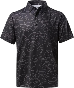 Produit très vendu, polos respirants en sublimation pour hommes, design personnalisé, taille adulte, vente en gros, personnalisable, haute qualité, décontracté - Product Image 1