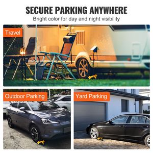 Set da 2 Bloccaruote Universali in Acciaio Resistente, Antifurto Regolabile per Pneumatici e Volanti - Product Image 6