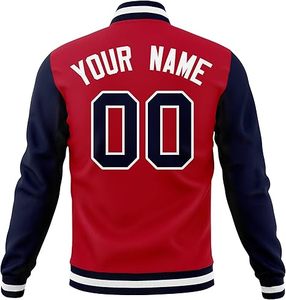 Veste d'hiver confortable pour homme, style Letterman, col montant, logo frontal, coupe-vent, haute qualité, écologique, séchage rapide, respirante - Product Image 2