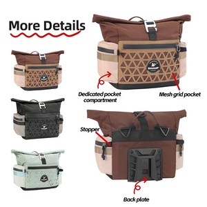 Rhinowalk Cosmopolis Loạt 6.5L Nhỏ Gọn Đô Thị Xe Đạp Tay lái Túi Bền Xe Đạp Phía Trước Lưu Trữ Gói Cho Gấp Xe Đạp - Product Image 5