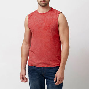 Camiseta Deportiva sin Mangas de Alta Calidad para Hombre, Camiseta de Gimnasio, Fitness, Culturismo, Chaleco de Algodón con Logotipo Personalizado - Product Image 1