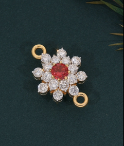 Élégant pendentif en or jaune 18 carats avec diamant rond brillant cultivé en laboratoire, collier de luxe en bijouterie fine pour femme, cadeau charmant. - Product Image 3