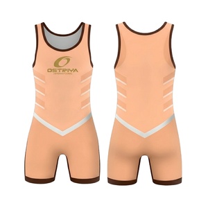 Trajes de Lucha Unisex Personalizados al por Mayor con Estampado por Transferencia Térmica, Elásticos de Spandex/Poliéster, Ligeros y Transpirables - Product Image 1