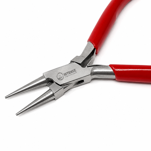 Premium 5 Inch Stainless Steel Jewelry <b>Pliers</b> <b>Set</b> Round Nose End Cutting Wire <b>Pliers</b> Multifunctional Hand Tools for Jewelry - Product Image 6