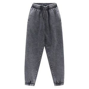 Pantalones Vintage con Lavado Ácido para Mujer, Ligeros, con Logotipo Personalizado, Pantalones de Forro Polar, Ropa Urbana de Moda, Casual, Precio al por Mayor, OEM - Product Image 5