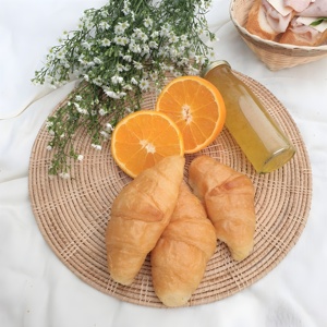 Simple Classic <b>Placemats</b> <b>Round</b> Natural Table Decor Hand Woven Rattan <b>Placemat</b> Customization Accepted Low MOQ - Product Image 5