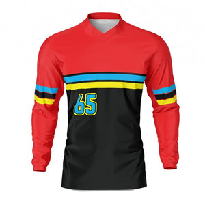 Motorcycle Racing Men Motocross Jersey in High Quality Low Price Factory <b>Direct</b> Sale Custom Logo Design Breathable Men MX Jersey - Product Image 3