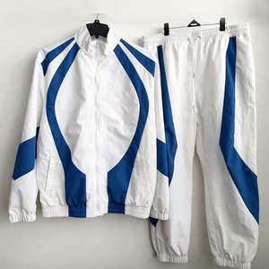 Conjunto Deportivo Corto Unisex, Chaqueta Cortavientos Ligera de Nailon, Transpirable, Informal - Product Image 1