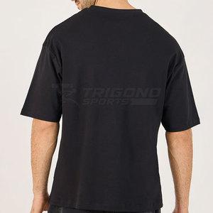 Lightweight Applique Embroidery T-<b>Shirt</b> Textured <b>Patchwork</b> Soft Feel Reliable Stitching Breathable Eco-Friendly 100% Cotton - Product Image 3