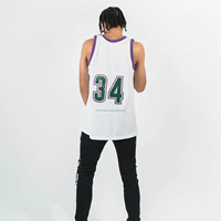 Uniformes de Baloncesto Personalizados para Equipos, Tallas Grandes, Tela de Malla 100% Poliéster, Jersey de los Lakers con Impresión Personalizada, Secado Rápido, Antibacteriano