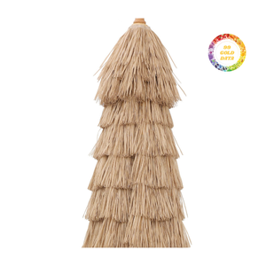 Parasol décoratif en feuilles de palmier pour l'extérieur, au design artisanal, idéal pour les cafés, les complexes hôteliers et les espaces de loisirs en plein air - Product Image 5