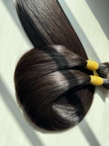 Soldes!!! Produits chauds 100% cheveux humains naturels os droits cheveux lisses de couleur naturelle au prix de gros - Product Image 3