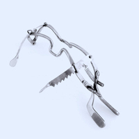 Écarteur buccal vétérinaire réutilisable Whitehead pour implant dentaire, pour chirurgie orale équine, réglable, 15 cm, en acier inoxydable