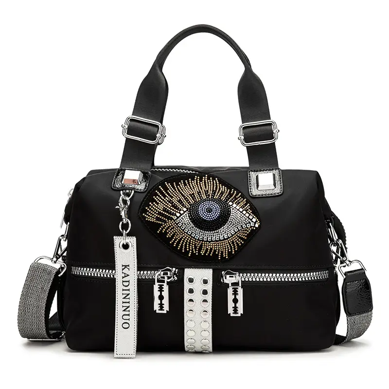 Вместительные дамские сумочки через плечо, женская сумка на ремне через плечо в стиле бохо с принтом сглаза