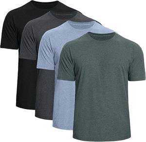 Camiseta de Algodón 100% con Serigrafía, Diseño en Blanco para Hombre, Manga Corta, Casual, Ecológica, Color y Logotipo Personalizables - Product Image 2