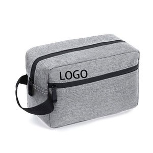 Customized Large Capacity Travel Cosmetic Bag Waterproof Makeup Pouch Toiletry Organizer with Logo - Product Image 1