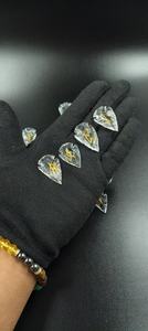 Clear Quartz ArrowheadRune Stone <b>Set</b> Beautiful Futhark <b>Crystal</b> Rune <b>Set</b> Feng Shui Style Engraved Muntaha Agate for Healing Stone - Product Image 2