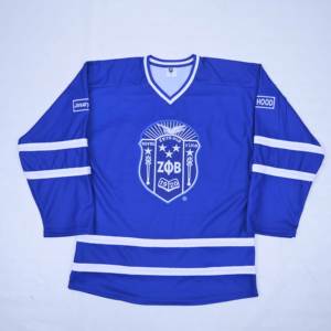 เสื้อฮอกกี้ Zeta Phi Beta Sorority รุ่นปี 1920 แบบยูนิเซ็กซ์ สีน้ำเงิน Legacy ป้องกันลม ตกแต่งด้วยลายปักตราสัญลักษณ์กรีก - Product Image 3