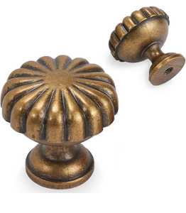 High Quality Azora Industries Brass Cabinet Knobs Modern Furniture <b>Pull</b> Handles Custom Height Scratch Resistant Durable Kitchen - Product Image 5