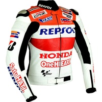 Moto Real Leather Motorcycle Racing 2 Pc Suit Motocicleta y Auto Racing Wear Leather Suit