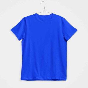 Camiseta de Verano Casual para Hombre, Cuello Redondo, Corte Regular, 100% Poliéster, Tejido Sólido, Transpirable y Suave, con Estampado - Product Image 3