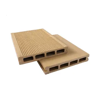 150x25mm wood plastic composite floor board made in China wpc decking supplier outdoor flooring over dirt